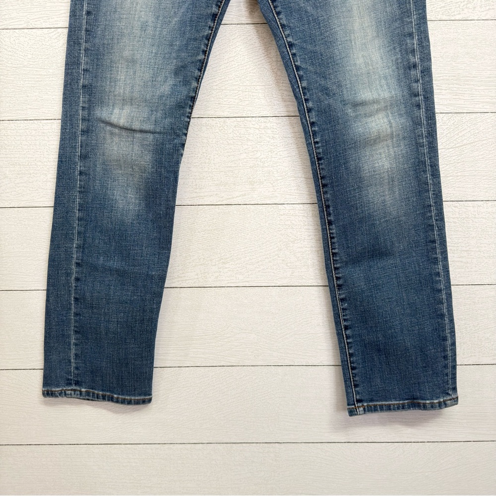 Lucky Brand 221 Straight Leg Jeans Medium Wash Distressed Denim 30x28 Vintage - Picture 4 of 16